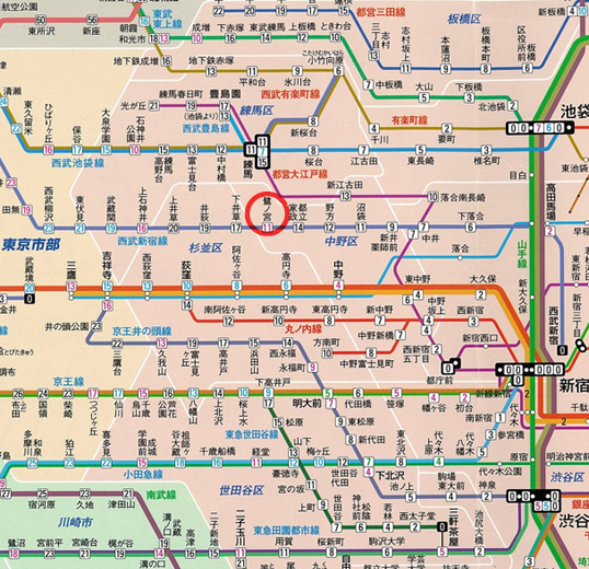 西武 新宿 線 路線 図